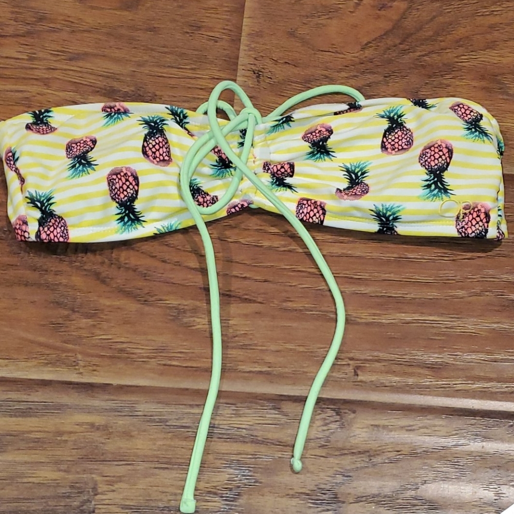 OP pineapple swimsuit top Juniors S